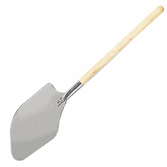 Pizza shovel aluminum,wood ,L=132.5/35,B=30cm metal,solid. tree