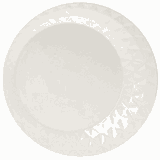 Тарелка «Диамантэ» мелкая фарфор D=27см белый