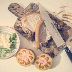 Нож поварской «Ривьера» сталь нерж.,полиоксиметилен ,L=430/300,B=58мм черный,металлич., изображение 2