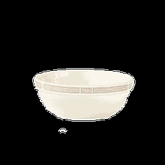 Salad bowl “Carrare”  glass  300 ml  creams.