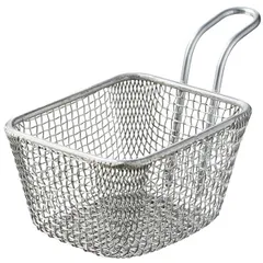 Basket for French fries stainless steel ,H=60,L=105,B=90mm