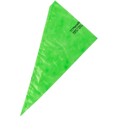 Мешок кондитерский одноразовый 80микрон[100шт] полиэтилен ,L=30см зелен., изображение 2
