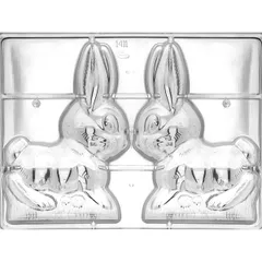 Mold for chocolate “Rabbit”  polycarbonate , L=18, B=12.5cm