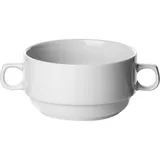 Чашка бульонная «Прага» фарфор 390мл D=11,H=6,L=16,B=11см белый