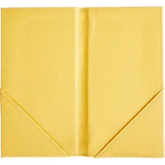 Папка для счетов кожезам. ,L=22,2,B=12см желт., изображение 2