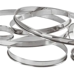 Кольцо кондитерское сталь нерж. D=16,H=2см металлич., изображение 2