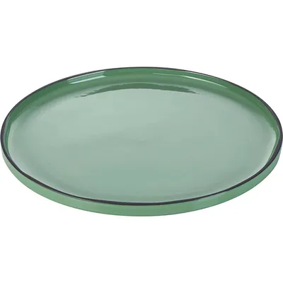 Тарелка десертная «Карактэр» керамика D=21,H=2см изумруд., Цвет: Изумрудный, Диаметр (мм): 210, изображение 2