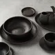 Тарелка «Оникс» без полей керамика D=15см черный, Диаметр (мм): 150, изображение 3