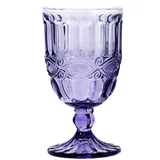 Бокал для вина «Соланж» стекло 275мл D=80,H=146мм фиолет.