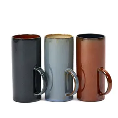 Кружка «Террес де Ревес» керамика 280мл D=6,H=13,L=8см коричнев.,тем.син., изображение 2