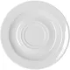 Блюдце «Карат» фарфор D=160/48,H=18мм белый