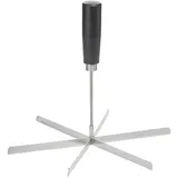 Делитель для торта на 6 кусков сталь нерж. D=25,H=18,5см металлич.,черный