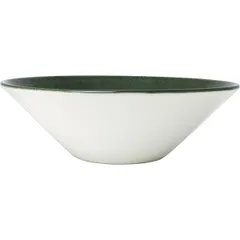 Salad bowl “Vesuvius Burnt Emerald”  porcelain  D=14cm  green.