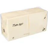 Салфетки бумажные «Папирус» 33*33см[400шт] бум. салфет. ,H=13,L=33,B=17см шампань