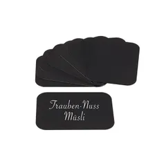 Карточки для информации[10шт] поливинилхл. ,L=75,B=50мм черный