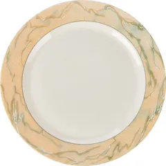 Блюдо «Сахара» круглое стекло D=31см бежев.,песочн.