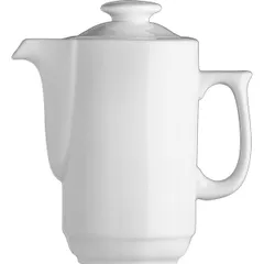 Lid for coffee pot “Prague” 600ml porcelain D=8cm white