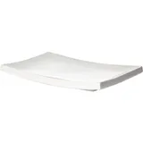 Блюдо для суши «Кунстверк» фарфор ,H=3,L=33,B=21см белый