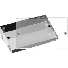 Card holder 2 pcs. +40cards with magnet acrylic ,H=55,L=90,B=30mm