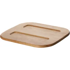 Тарелка «Тэйст» квадратная дерево ,L=30,B=30см св.корич.