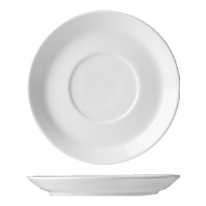Блюдце «Акапулько» фарфор D=165,H=20мм белый