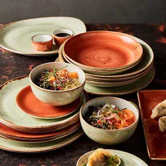 Салатник «Крафт Терракота» фарфор 0,65л D=205,H=40мм терракот, изображение 4