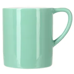Кружка «Бонд» фарфор 300мл D=85,H=100,L=115мм мятный