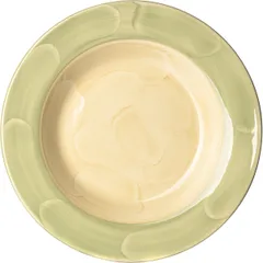 Тарелка для пасты «Феннель» фарфор 0,6л D=30,H=1см зелен.,бежев.