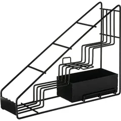 Подставка для бутылок на 4 шт сталь нерж. ,H=7,L=50,B=5см металлич.