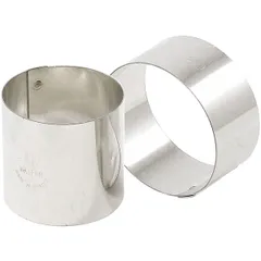 Pastry ring[4pcs] stainless steel ,H=45,L=80mm