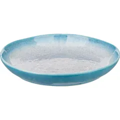 Тарелка глубокая «Нептун» фарфор 0,9л D=24см бирюз.,белый, изображение 2