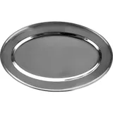 Блюдо сервировочное «Эко Лайн» для мяса сталь нерж. ,L=35,B=22см серебрист.