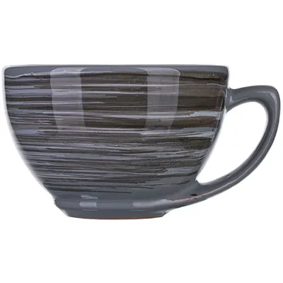 Чашка чайная «Пинки» керамика 250мл ,H=65мм серый