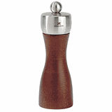 Мельница для соли метал.мех. дерево,сталь нерж. D=52,H=150мм коричнев.