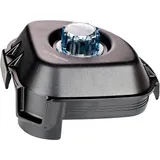 Верхняя крышка с заглушкой д/контейнера «Адванс» резина,поликарбонат D=17,H=8мм черный