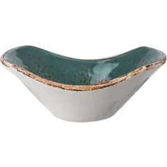 Salad bowl for compliment “Kraft”  porcelain  80ml , H=45, L=112, B=85mm  blue