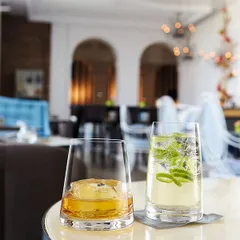 Хайбол (стакан) «Аска» стекло 350мл D=76,H=123мм прозр., изображение 2