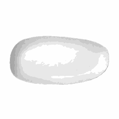 Блюдо «Исола» овальное фарфор ,L=24,B=12см белый