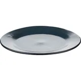 Тарелка «Млечный путь голубой» фарфор D=26см голуб.,черный