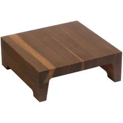 Buffet stand walnut ,H=11.5,L=32.5,B=32.5cm wood theme