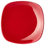 Тарелка «Фиренза Ред Квадро» квадратная фарфор ,H=27,L=230,B=230мм красный,белый