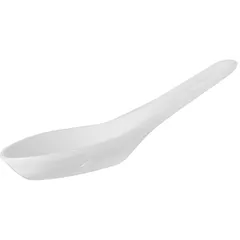 Spoon for miso soup “Kunstwerk”  porcelain ,H=10,L=140,B=47mm white