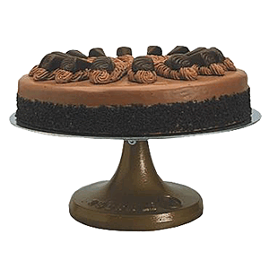 Подставка для торта вращающаяся D=30,5,H=12,5см бронз.