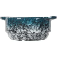 Чашка бульонная фарфор 300мл ,H=55,B=115мм белый,черный, изображение 3