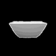 Salad bowl “Victoria” square  porcelain  400 ml , H=55, L=132, B=132mm  white