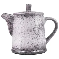 Teapot “Milky Way” porcelain 0.5l black,white