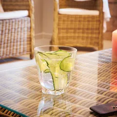 Олд фэшн (стакан) «Аркади» стекло 350мл D=96,H=98мм прозр., изображение 2