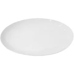 Dish “Kunstwerk” oval  porcelain , L=35.6 cm  white