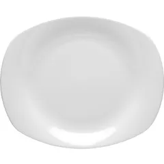 Plate “Avocado” small  porcelain  D=31cm  white