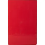 Cutting board plastic ,H=1,L=38,B=25cm red